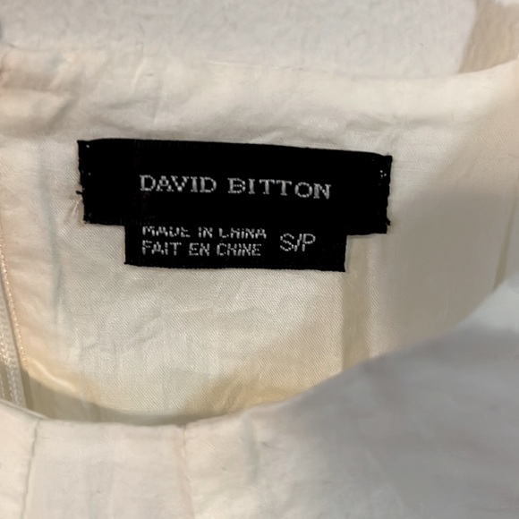 David Bitton White and Purple Embroidered Sun Dress - Picture 4 of 6